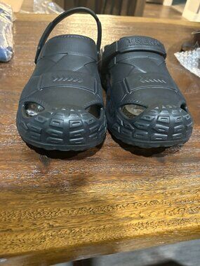 Men's 11-11.5 Trend Soft Ammunition Slip-on Clog Lightweight Summer Shoes Black